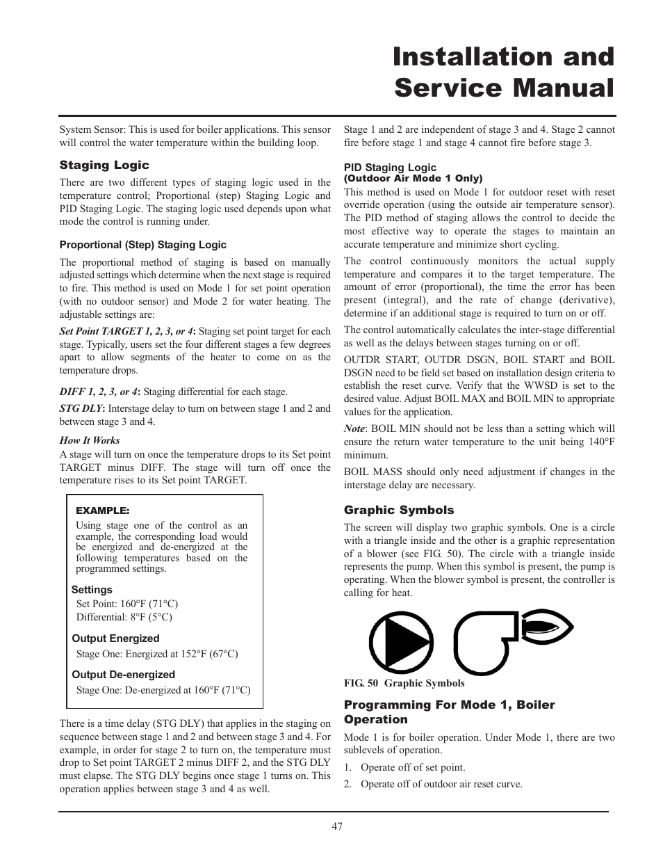 Installation and service manual | Lochinvar 399 User Manual | Page 47 / 72
