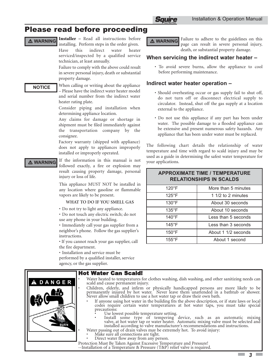 Please read before proceeding | Lochinvar SSS031 User Manual | Page 3 / 20