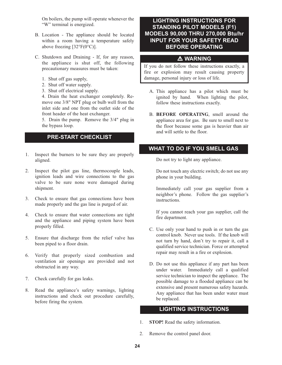Lochinvar 000 - 500 User Manual | Page 24 / 52