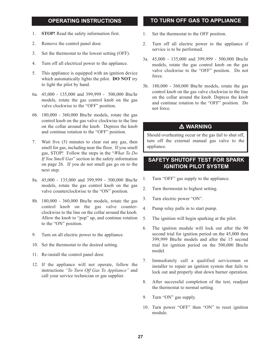 Lochinvar 000 - 500 User Manual | Page 27 / 52