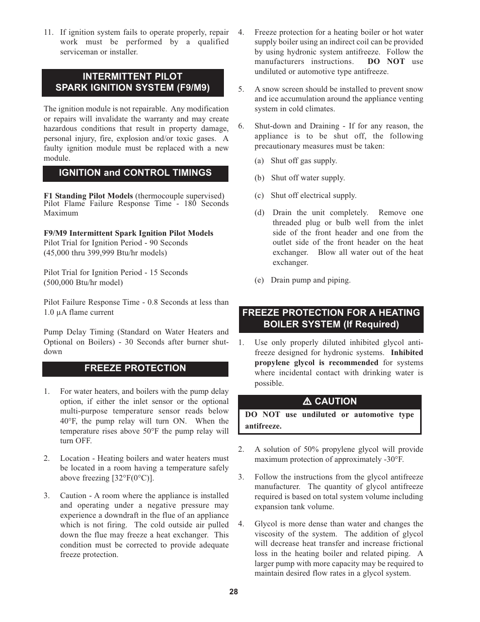Lochinvar 000 - 500 User Manual | Page 28 / 52