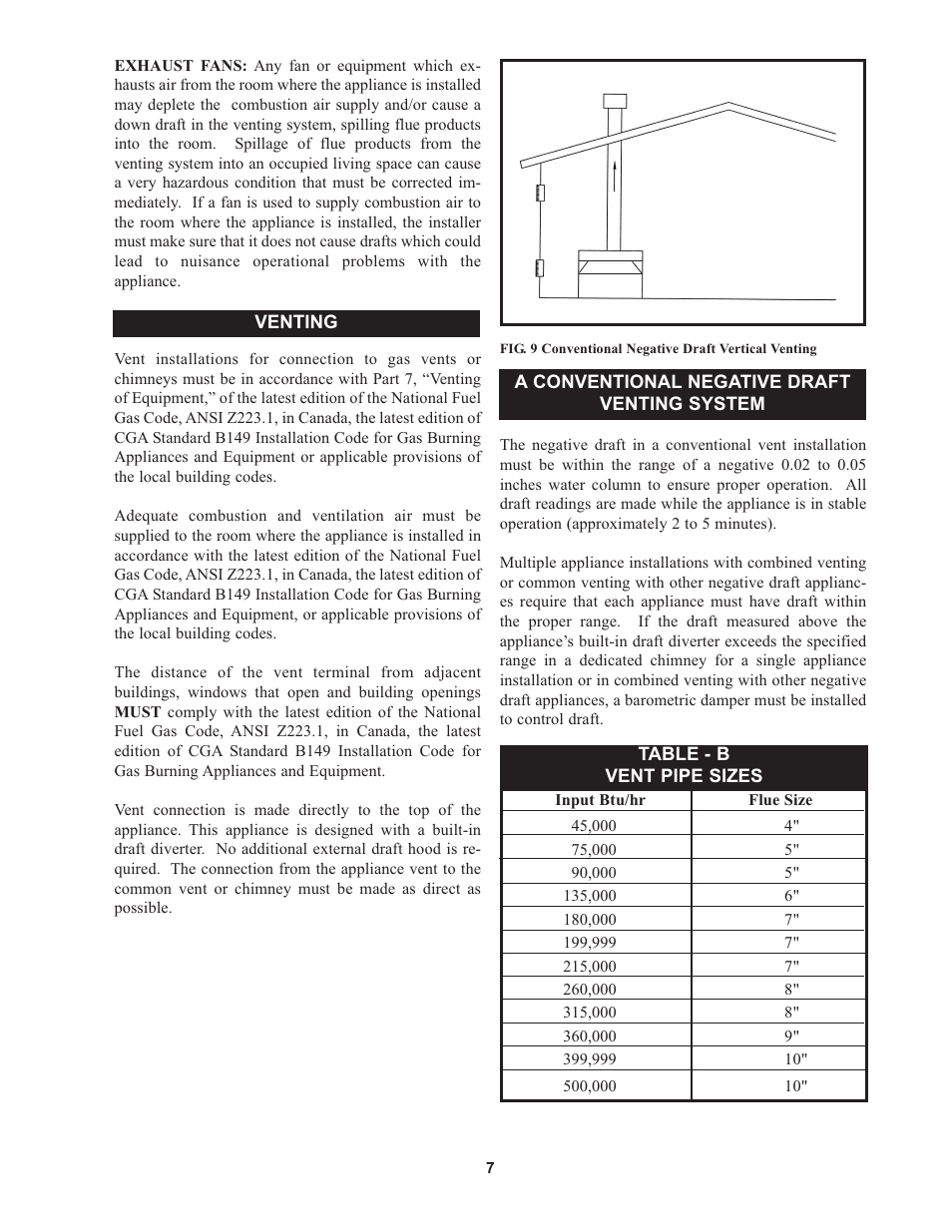 Lochinvar 000 - 500 User Manual | Page 7 / 52