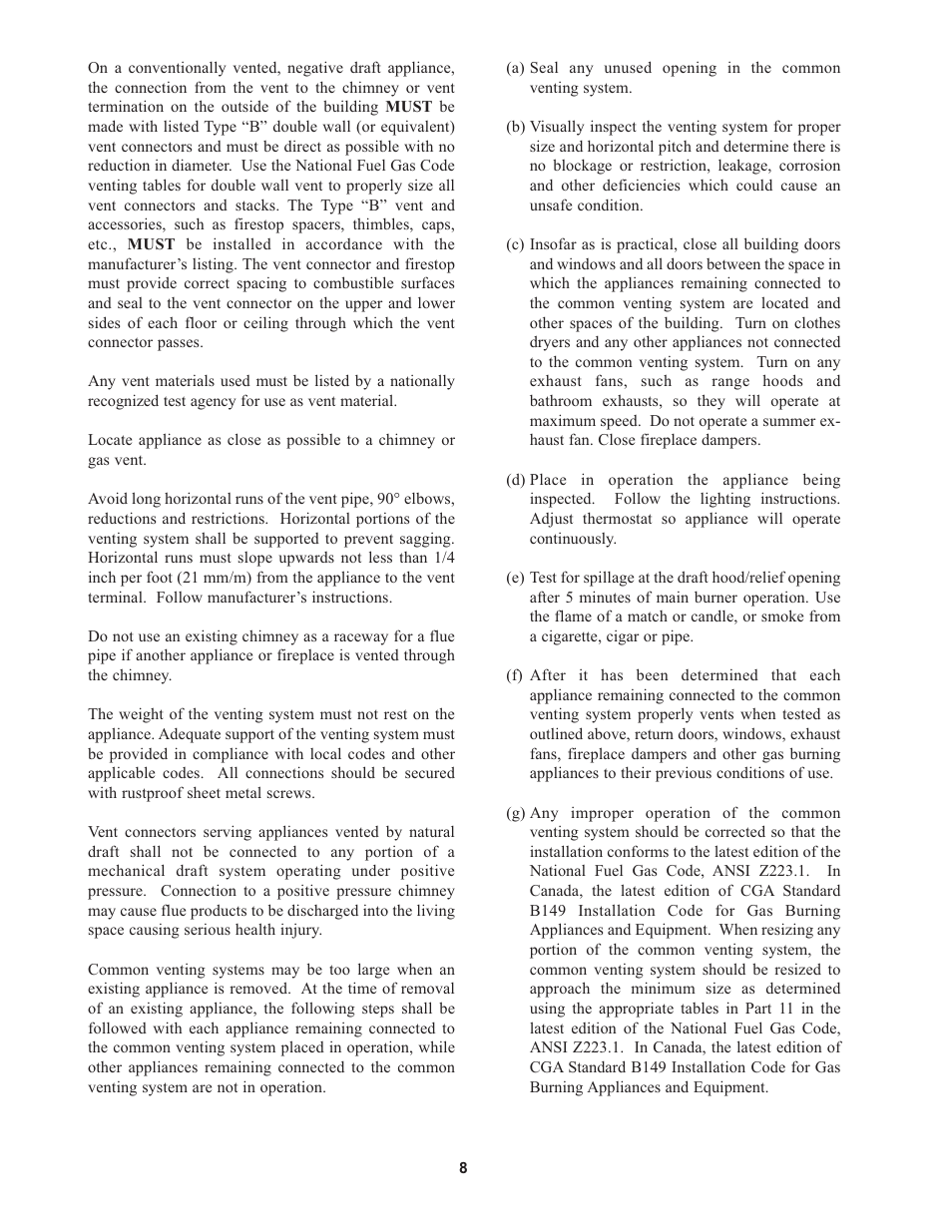 Lochinvar 000 - 500 User Manual | Page 8 / 52