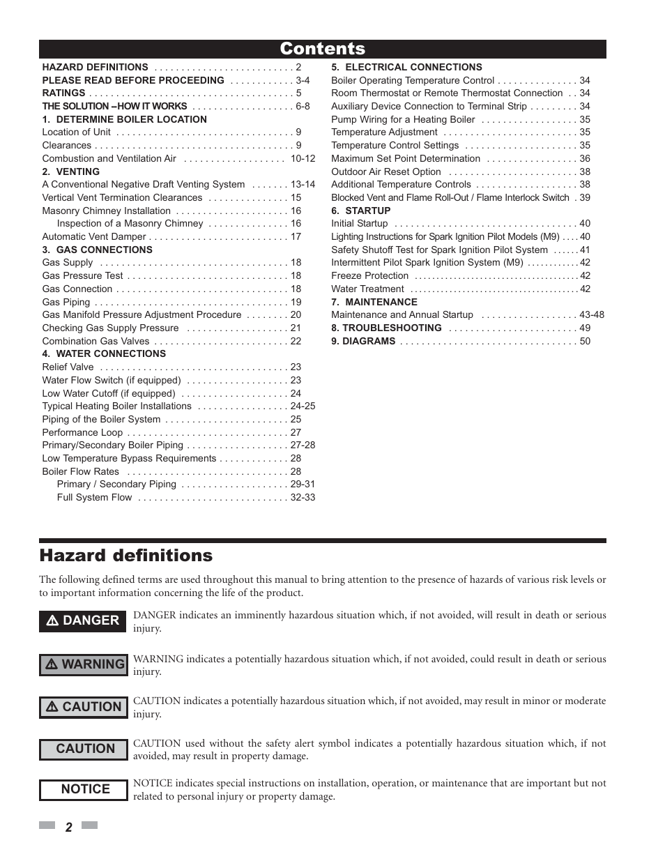 Lochinvar 45 User Manual | Page 2 / 52