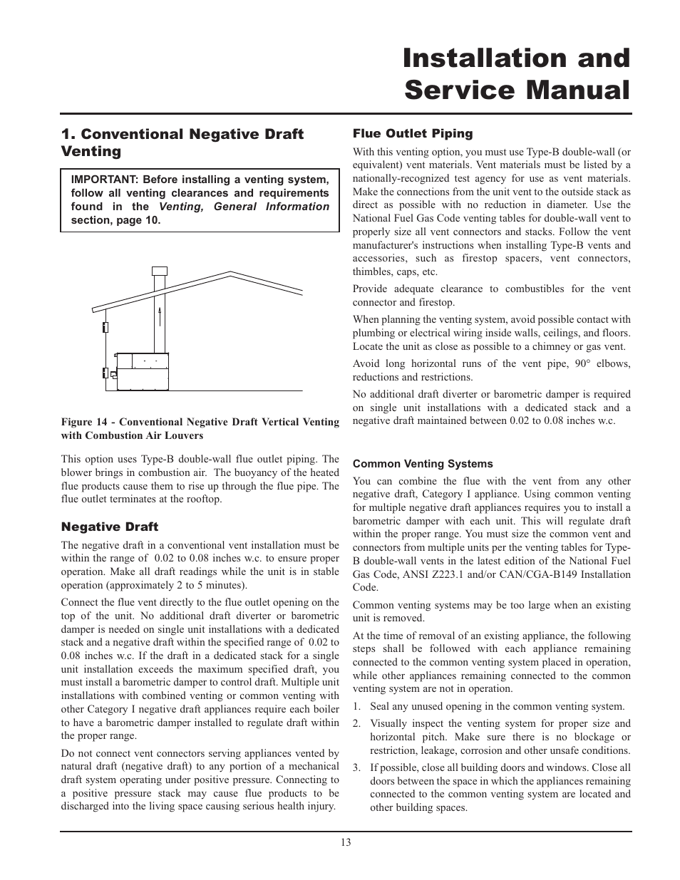 Installation and service manual | Lochinvar 000 - 2 User Manual | Page 13 / 52
