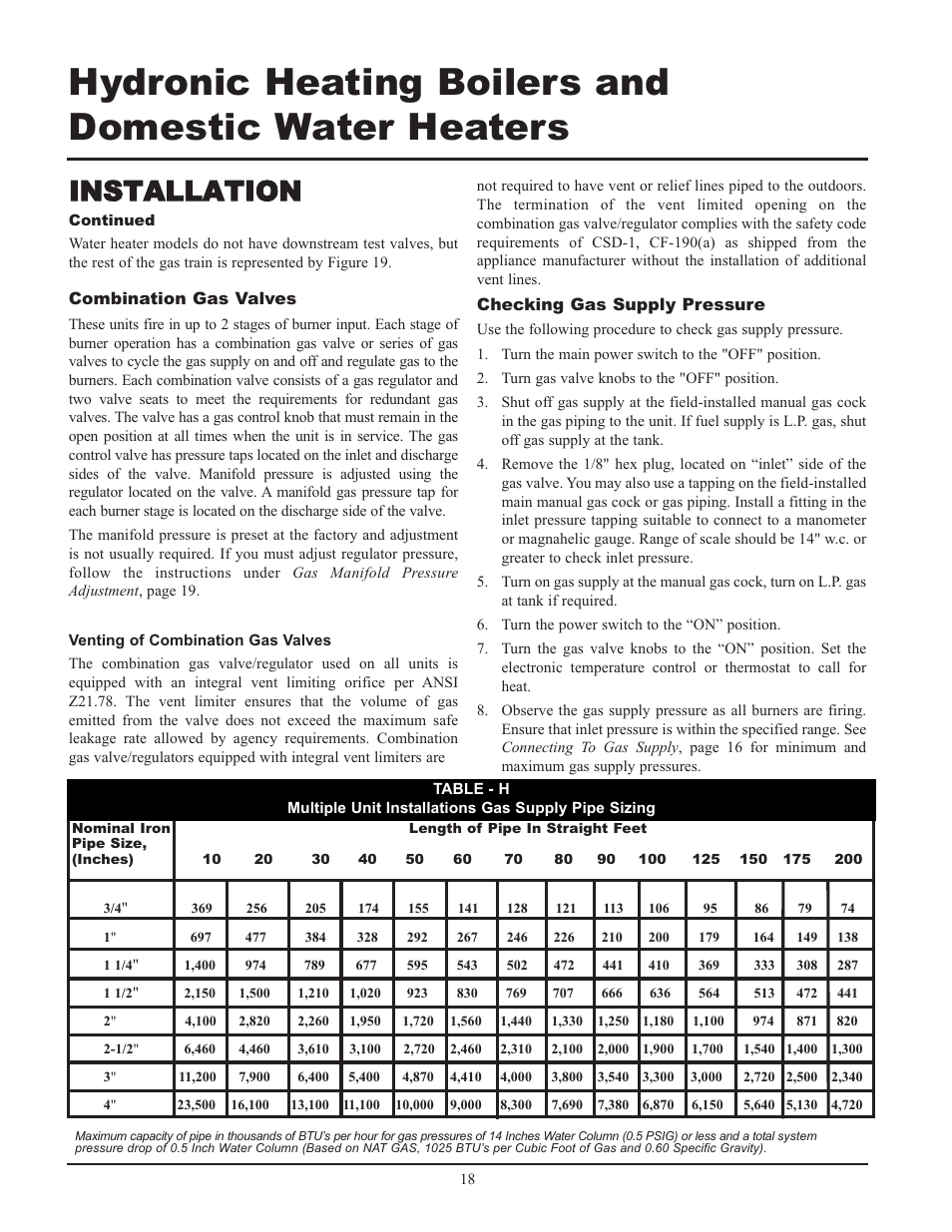Installation | Lochinvar 000 - 2 User Manual | Page 18 / 52