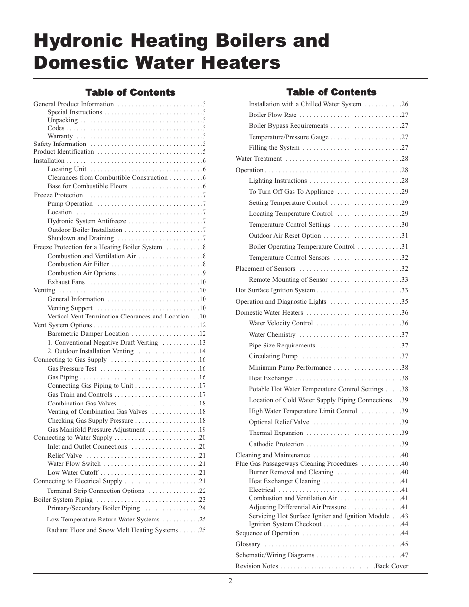Lochinvar 000 - 2 User Manual | Page 2 / 52