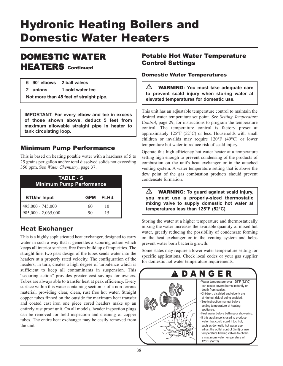Domestic water heaters | Lochinvar 000 - 2 User Manual | Page 38 / 52