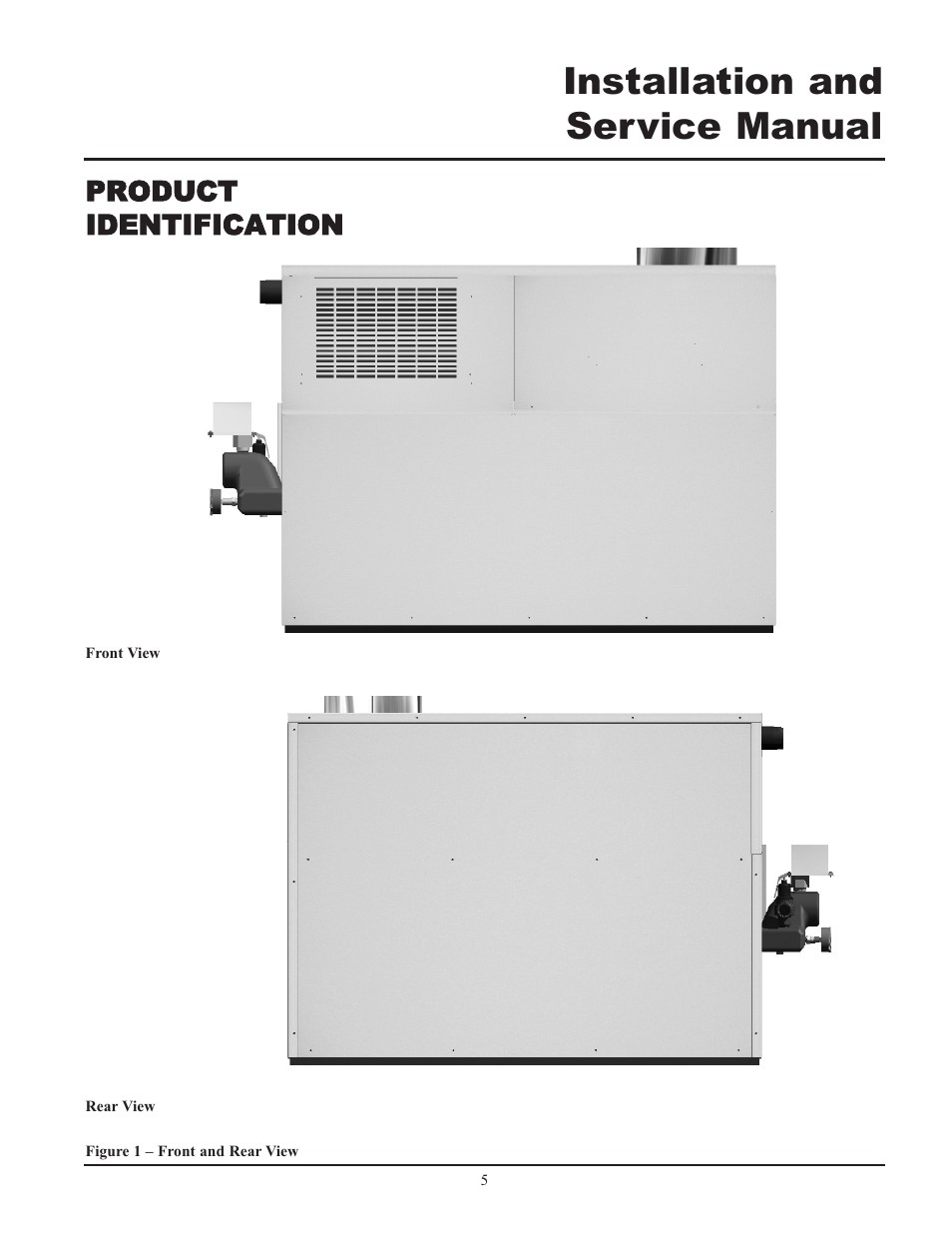 Installation and service manual, Product identification | Lochinvar 000 - 2 User Manual | Page 5 / 52