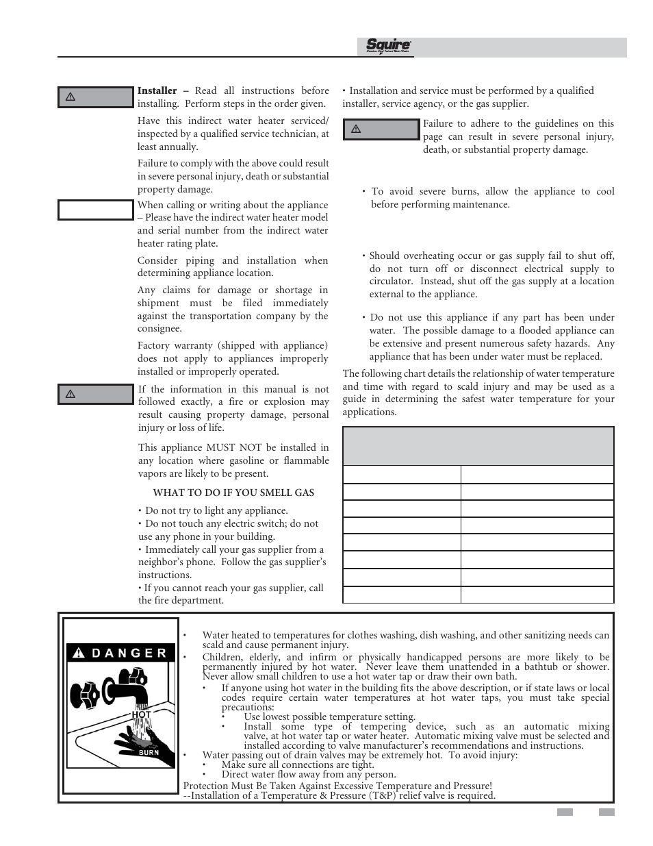 Please read before proceeding | Lochinvar SQUIRE SIT119 User Manual | Page 3 / 24