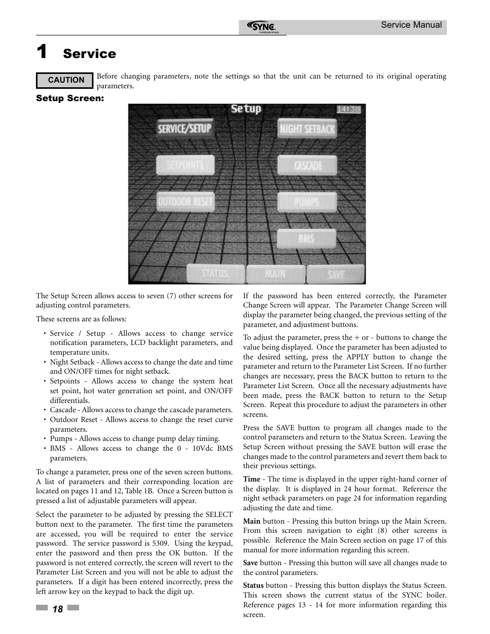 Service | Lochinvar 1.3 User Manual | Page 18 / 56