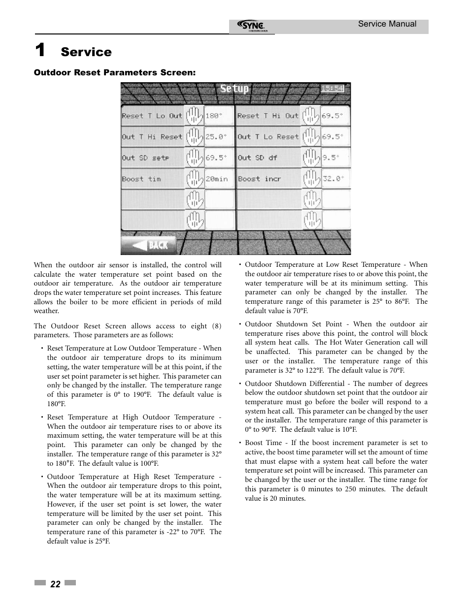 Service | Lochinvar 1.3 User Manual | Page 22 / 56