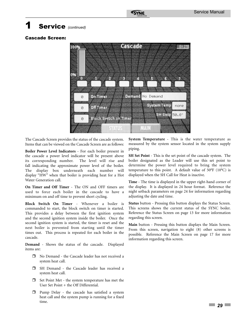 Service | Lochinvar 1.3 User Manual | Page 29 / 56