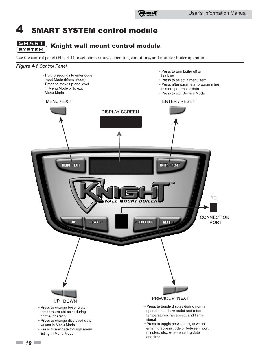 Lochinvar KNIGHT 50 User Manual | Page 10 / 20