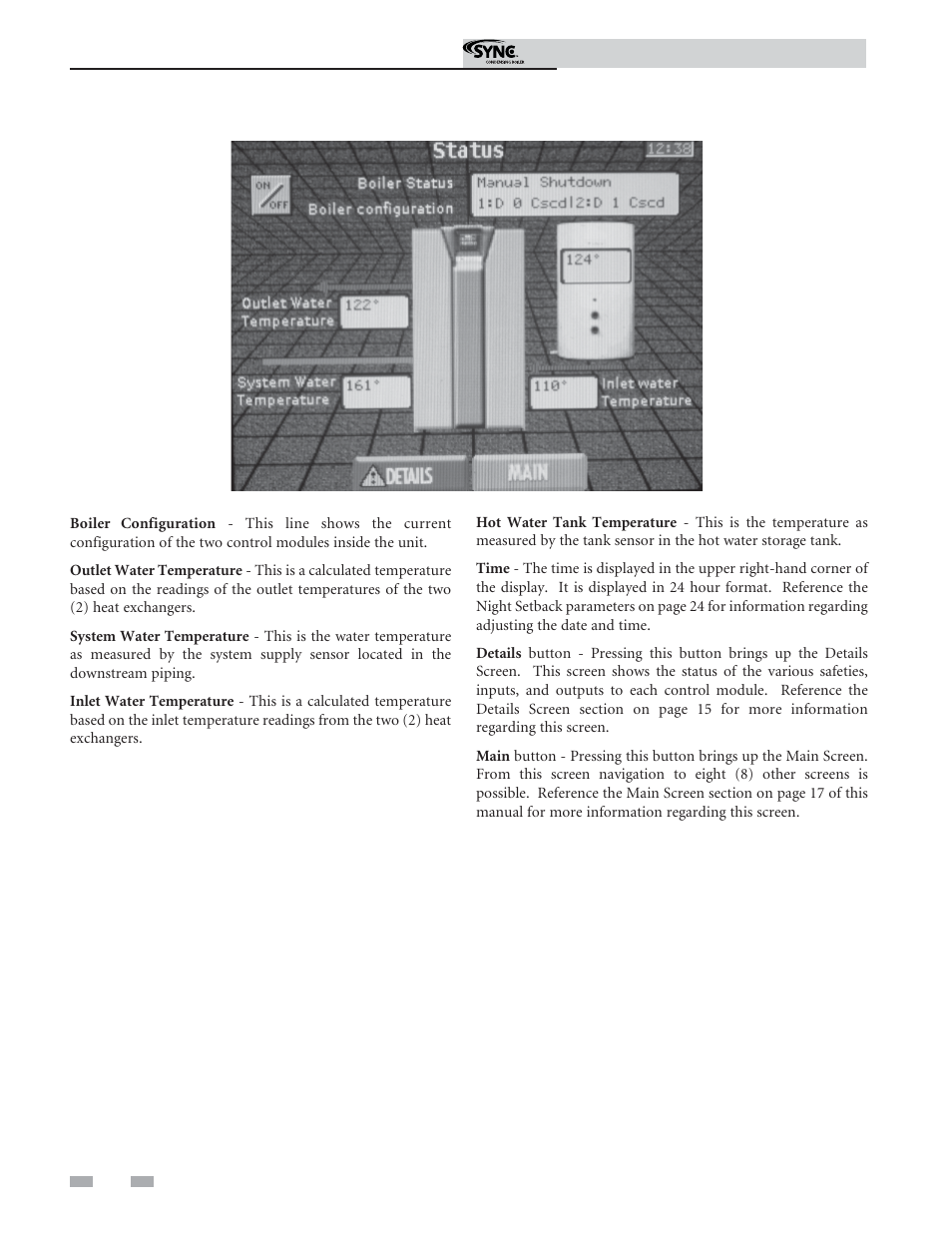 Service | Lochinvar Sync Condensing Boiler 1.3 User Manual | Page 14 / 56