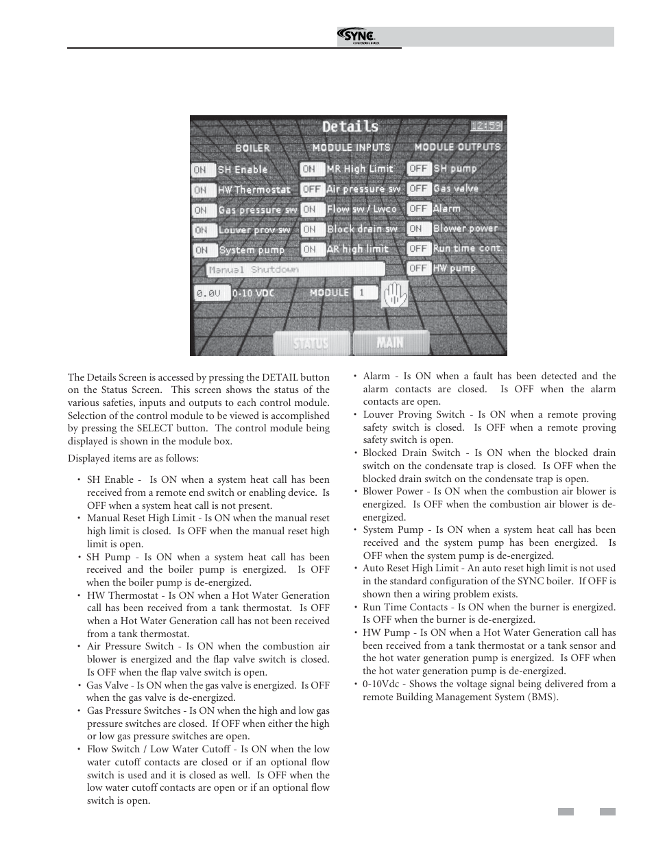Service | Lochinvar Sync Condensing Boiler 1.3 User Manual | Page 15 / 56