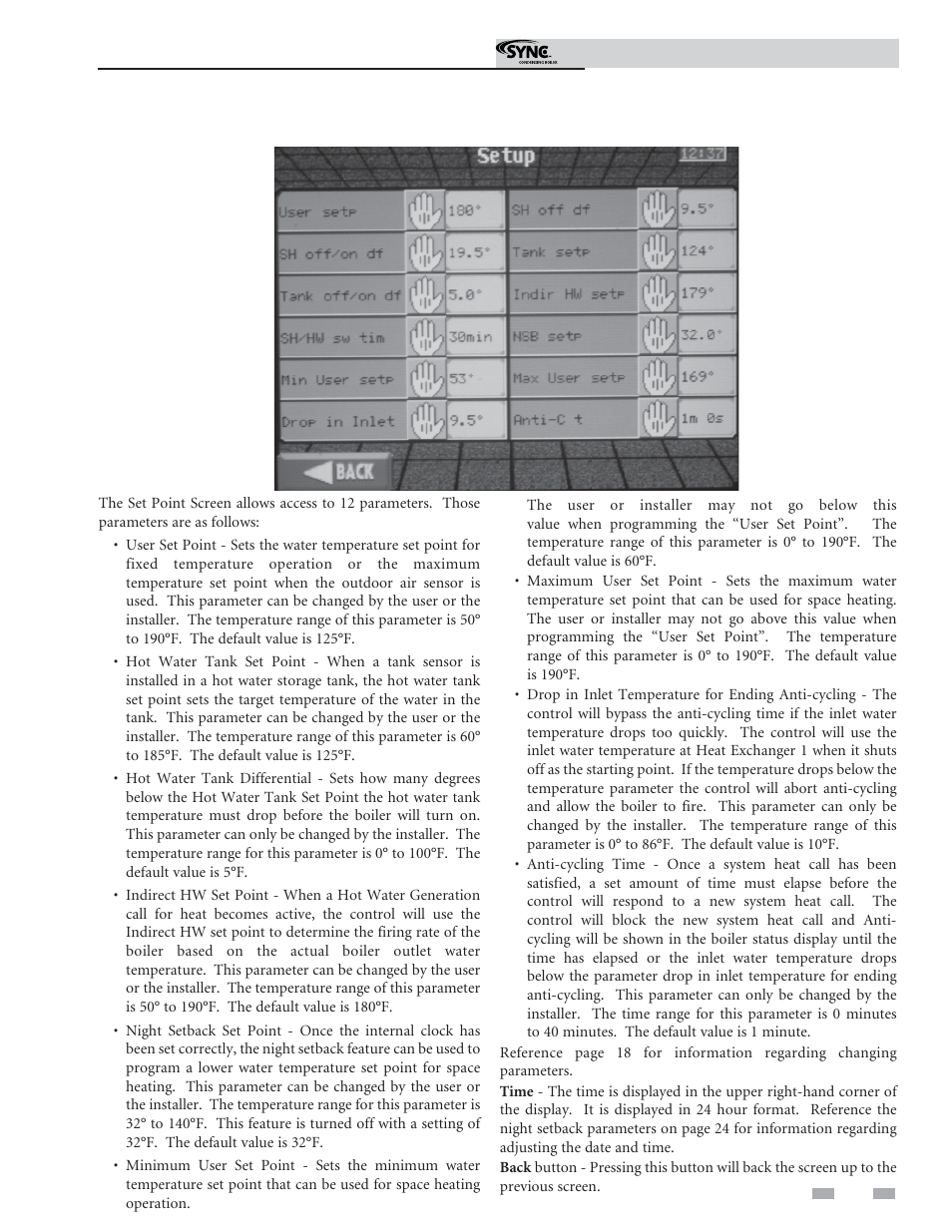 Service | Lochinvar Sync Condensing Boiler 1.3 User Manual | Page 21 / 56