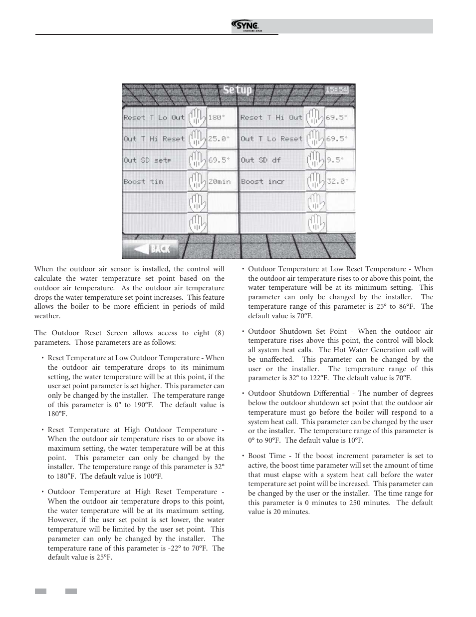 Service | Lochinvar Sync Condensing Boiler 1.3 User Manual | Page 22 / 56
