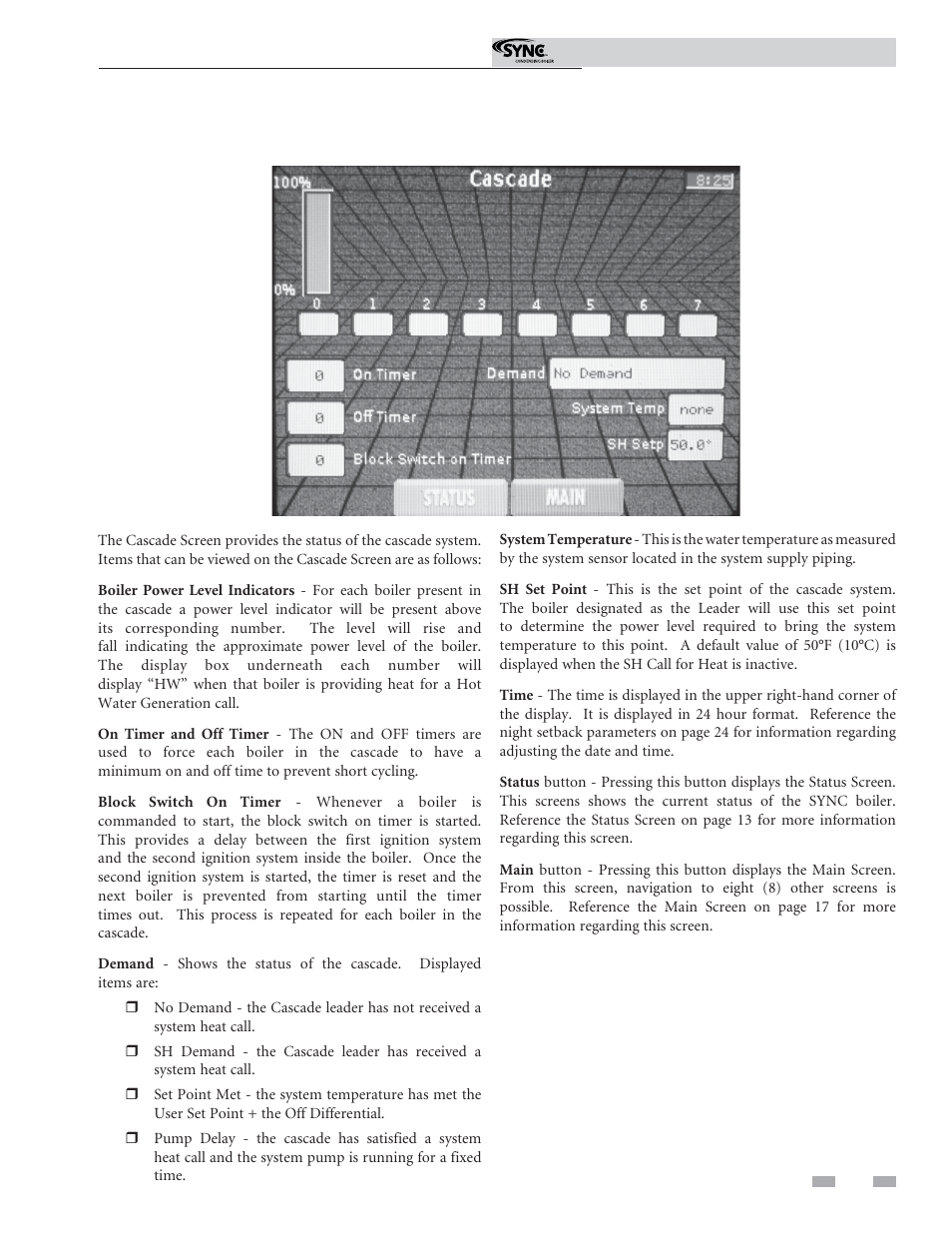 Service | Lochinvar Sync Condensing Boiler 1.3 User Manual | Page 29 / 56