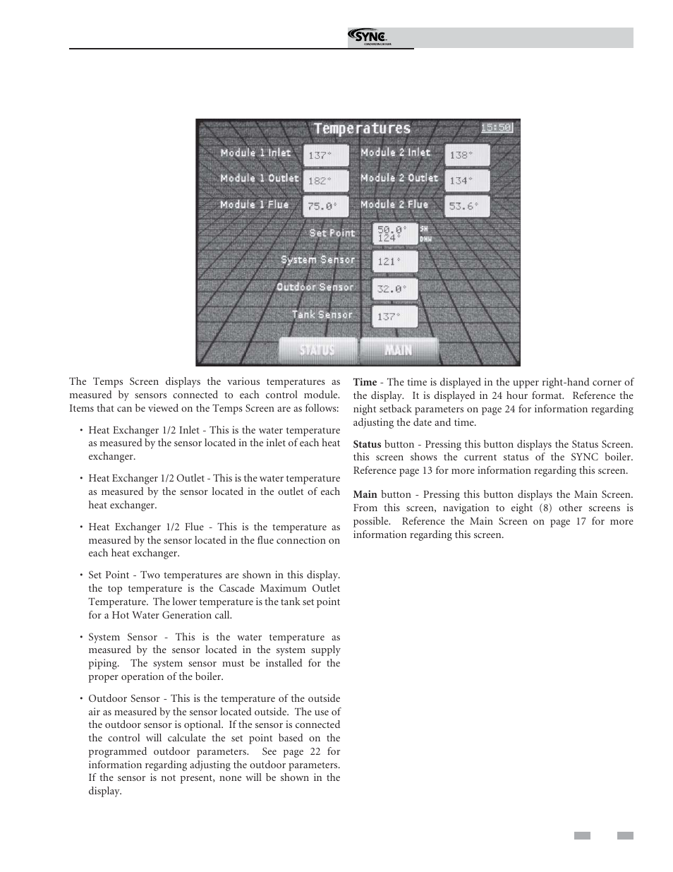 Service | Lochinvar Sync Condensing Boiler 1.3 User Manual | Page 31 / 56