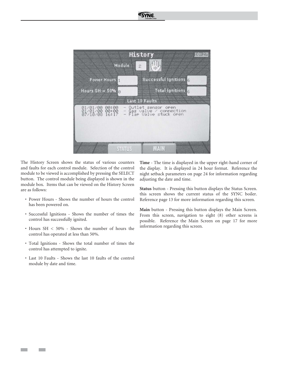 Service | Lochinvar Sync Condensing Boiler 1.3 User Manual | Page 34 / 56