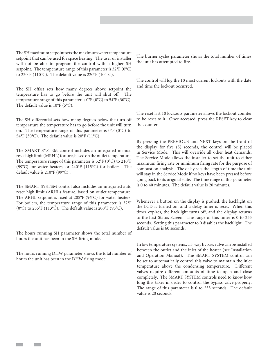 Service | Lochinvar Copper-fin II/IIE 402 - 2072 User Manual | Page 18 / 44