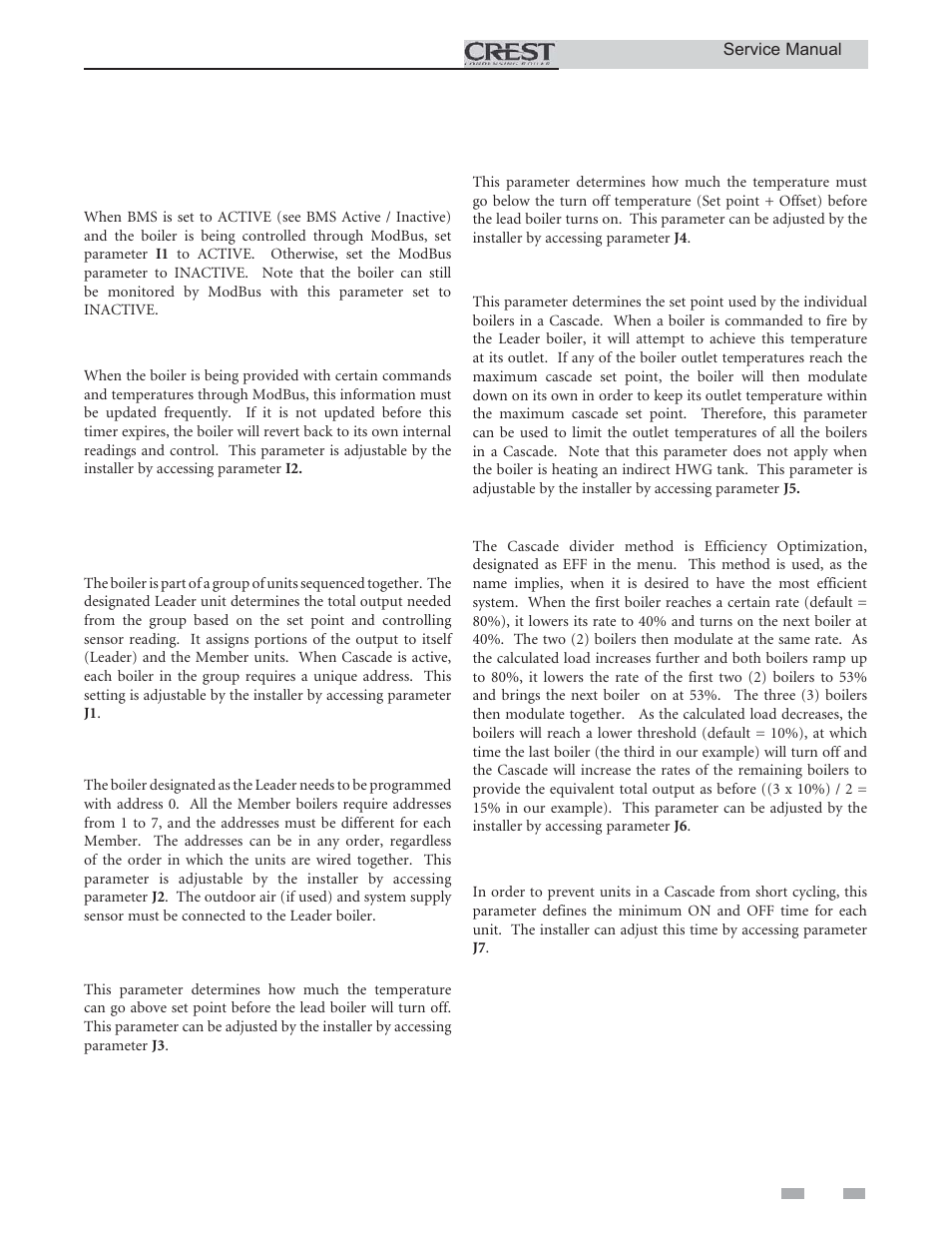 Service | Lochinvar CREST 3 User Manual | Page 23 / 56