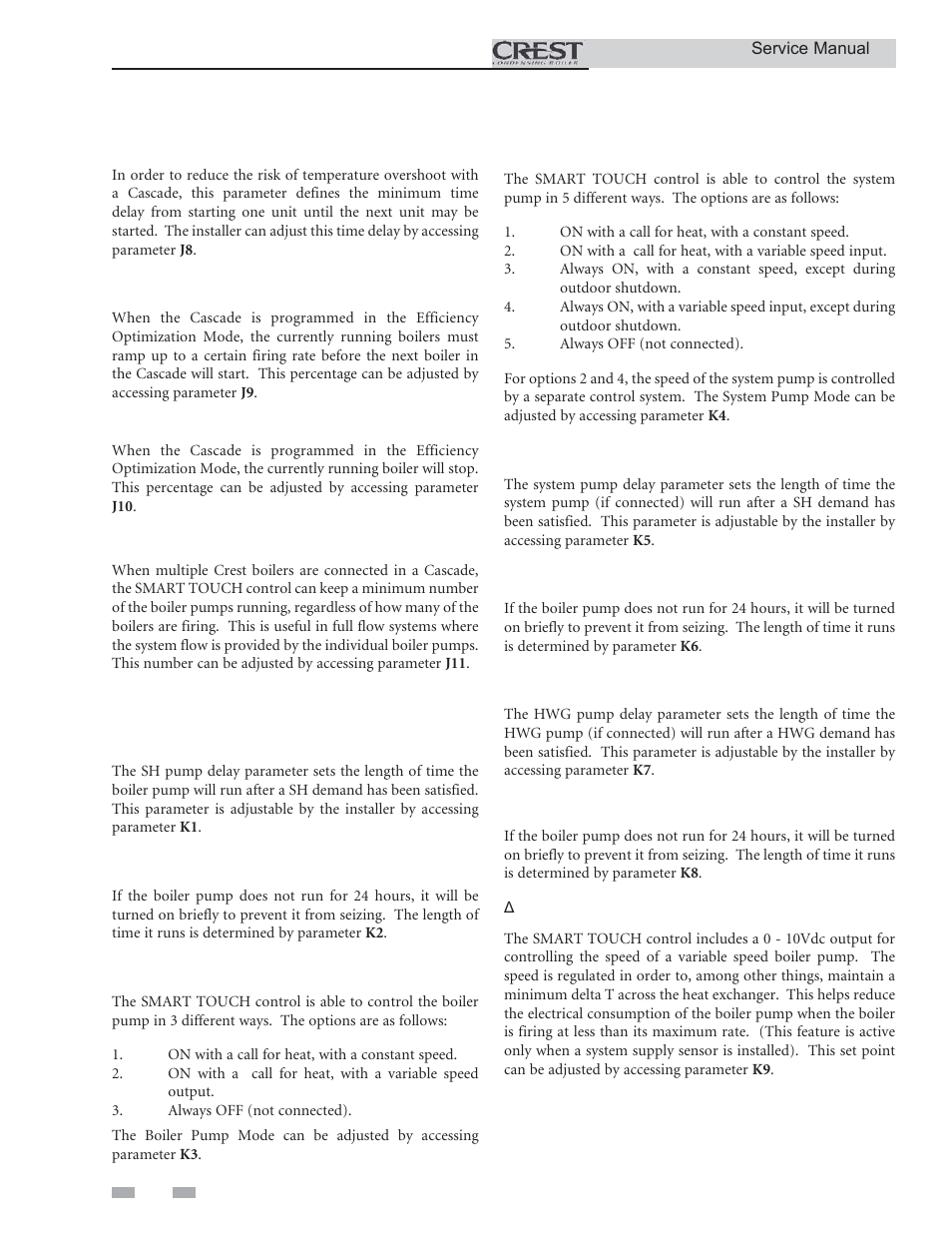 Service | Lochinvar CREST 3 User Manual | Page 24 / 56