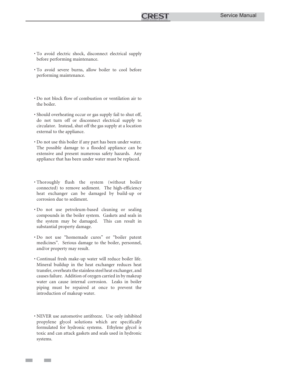 Please read before proceeding | Lochinvar CREST 3 User Manual | Page 4 / 56