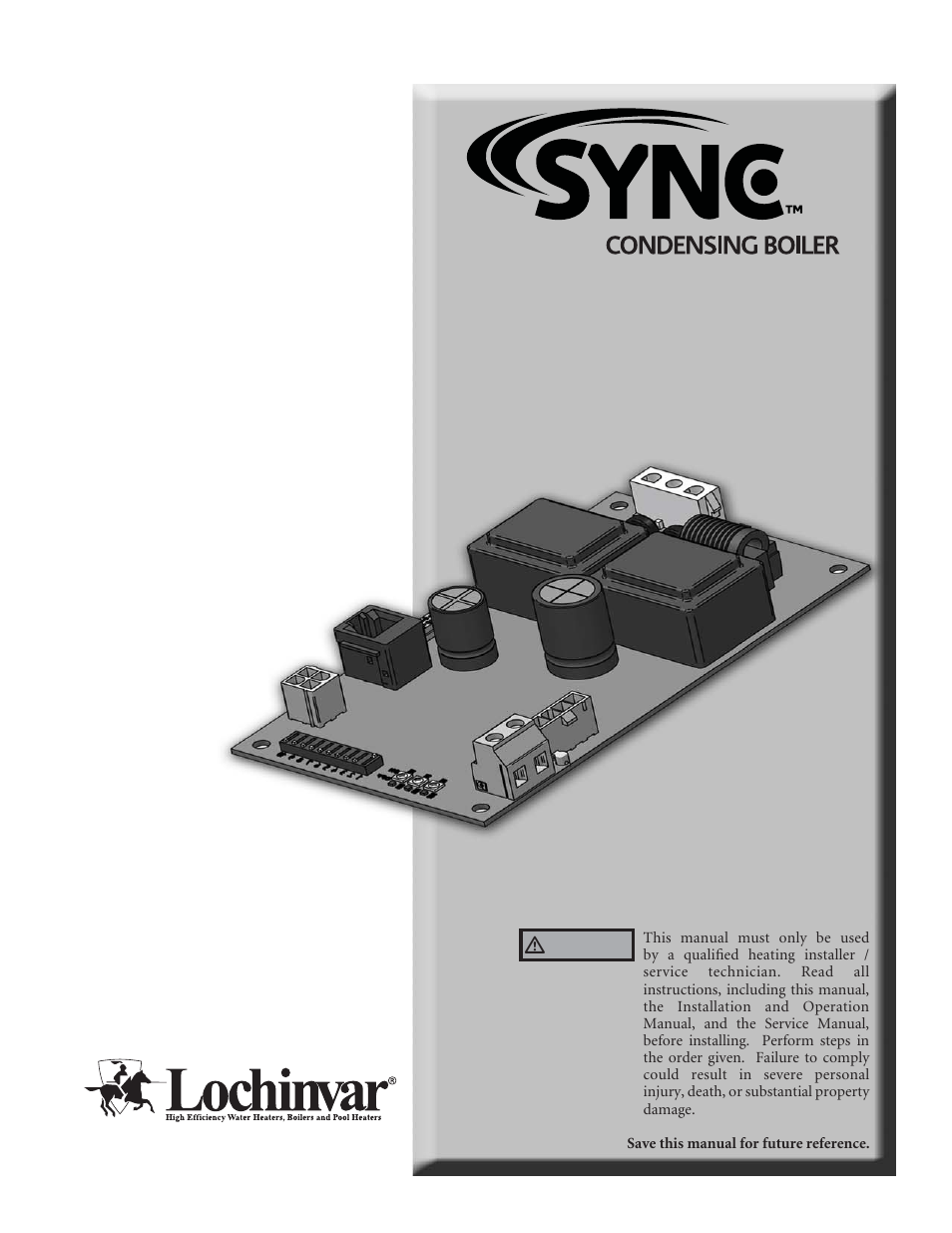 Lochinvar SYNC 1.5 User Manual | 24 pages