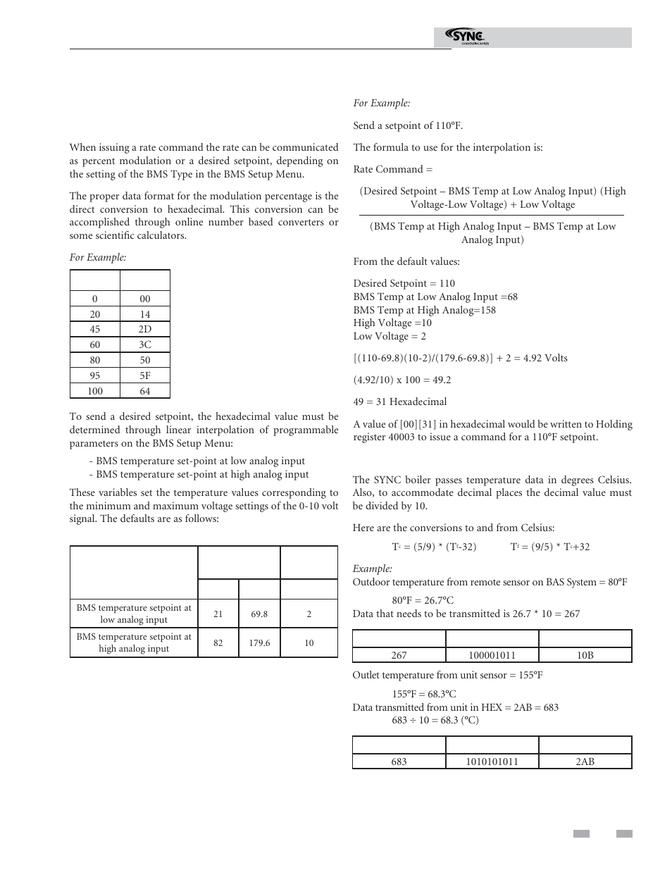 Unit operation | Lochinvar SYNC 1.5 User Manual | Page 17 / 24