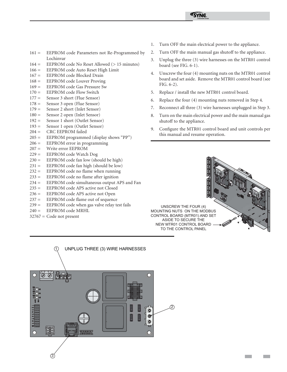 Troubleshooting | Lochinvar SYNC 1.5 User Manual | Page 19 / 24