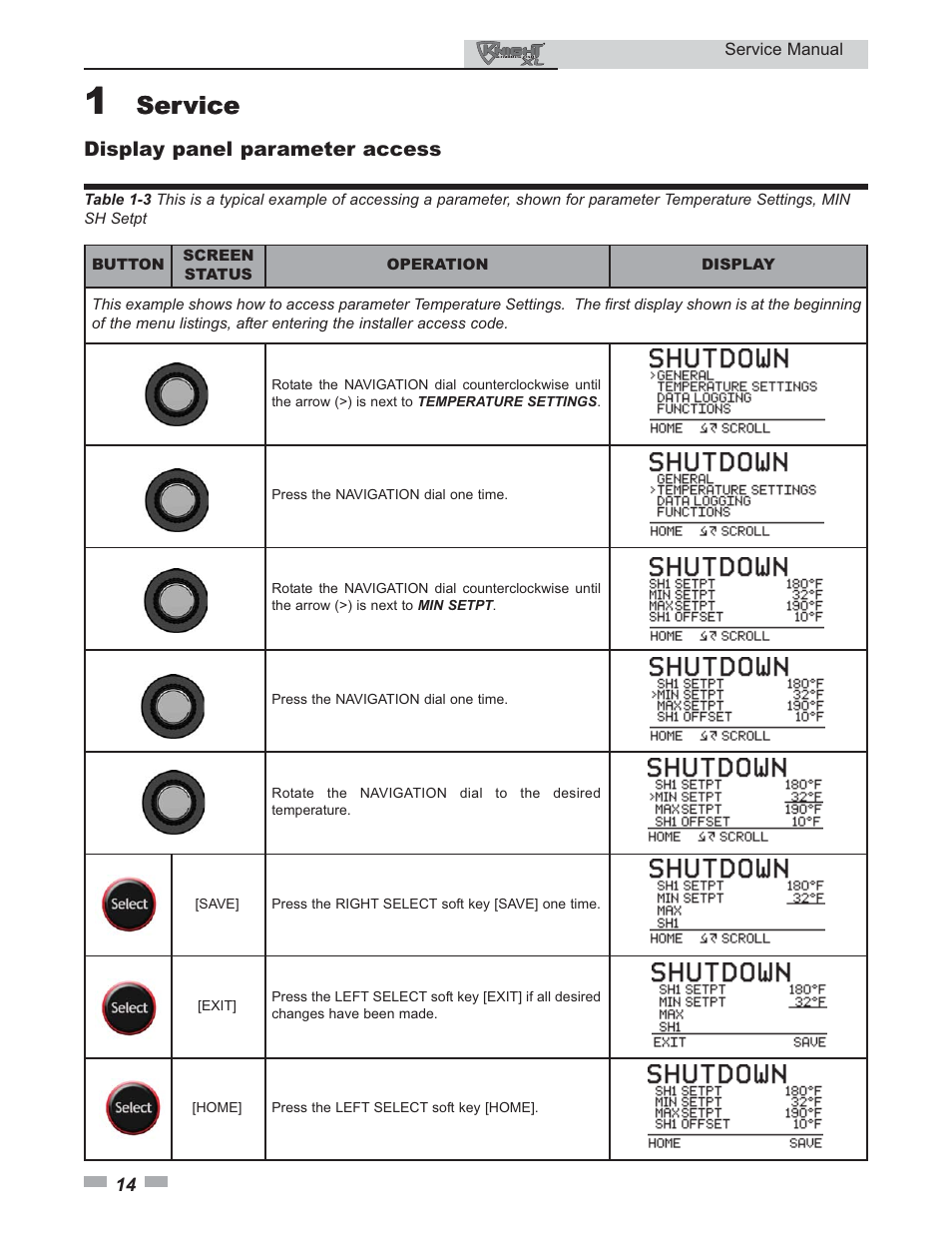 Service | Lochinvar KNIGHT 400 - 801 User Manual | Page 14 / 48