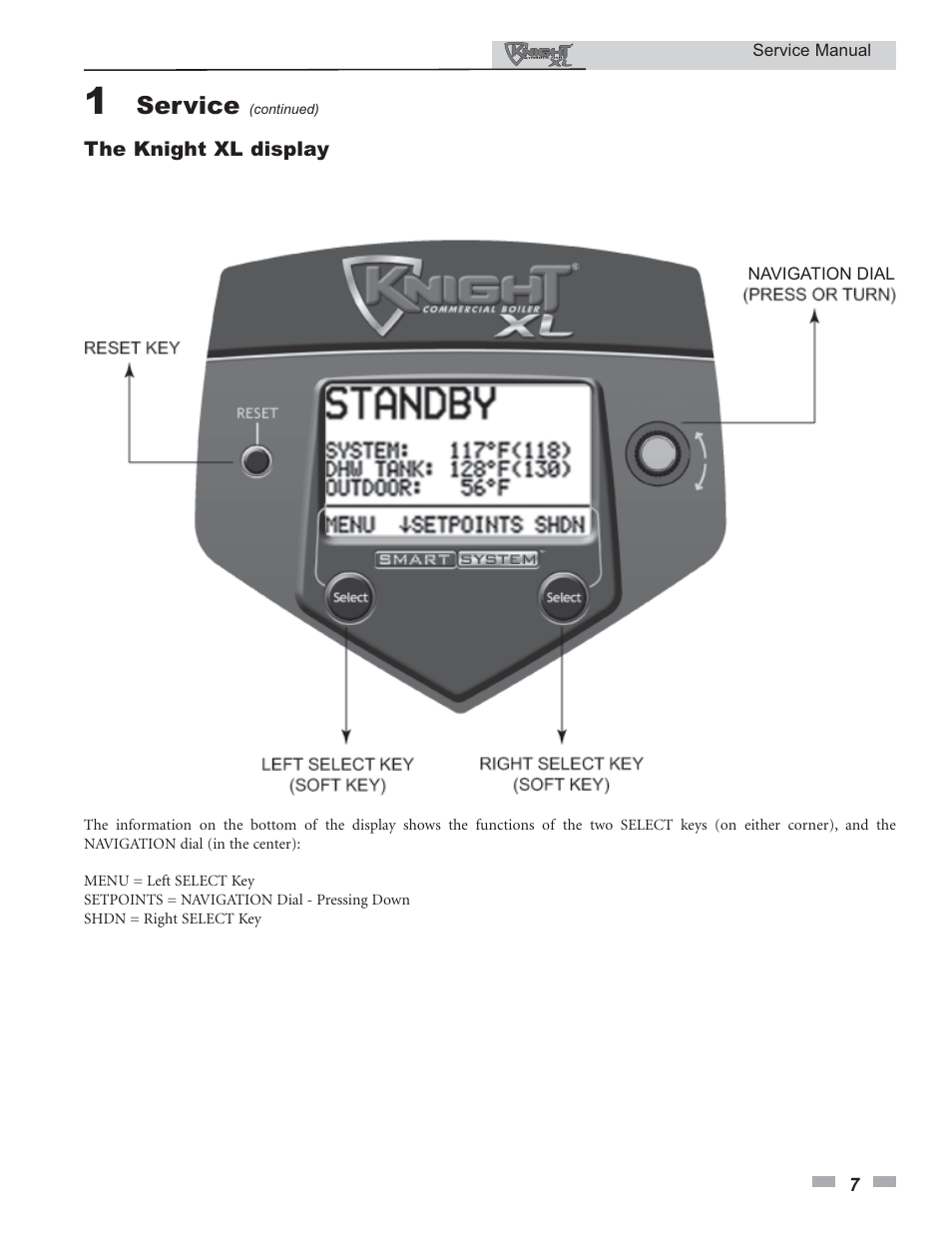 Service | Lochinvar KNIGHT 400 - 801 User Manual | Page 7 / 48