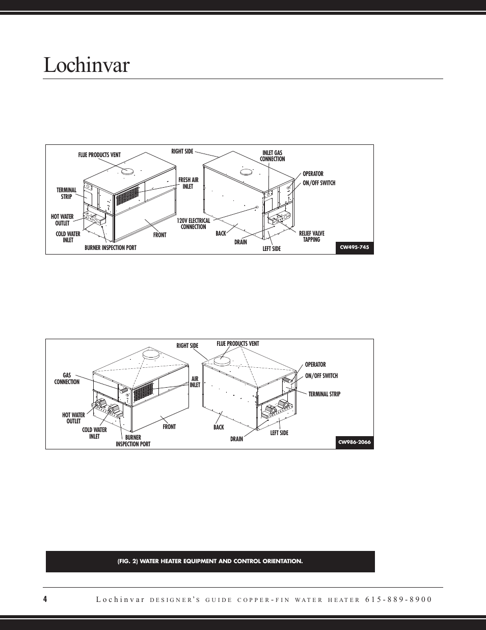 Lochinvar | Lochinvar COPPER-FIN CW 745 User Manual | Page 6 / 24
