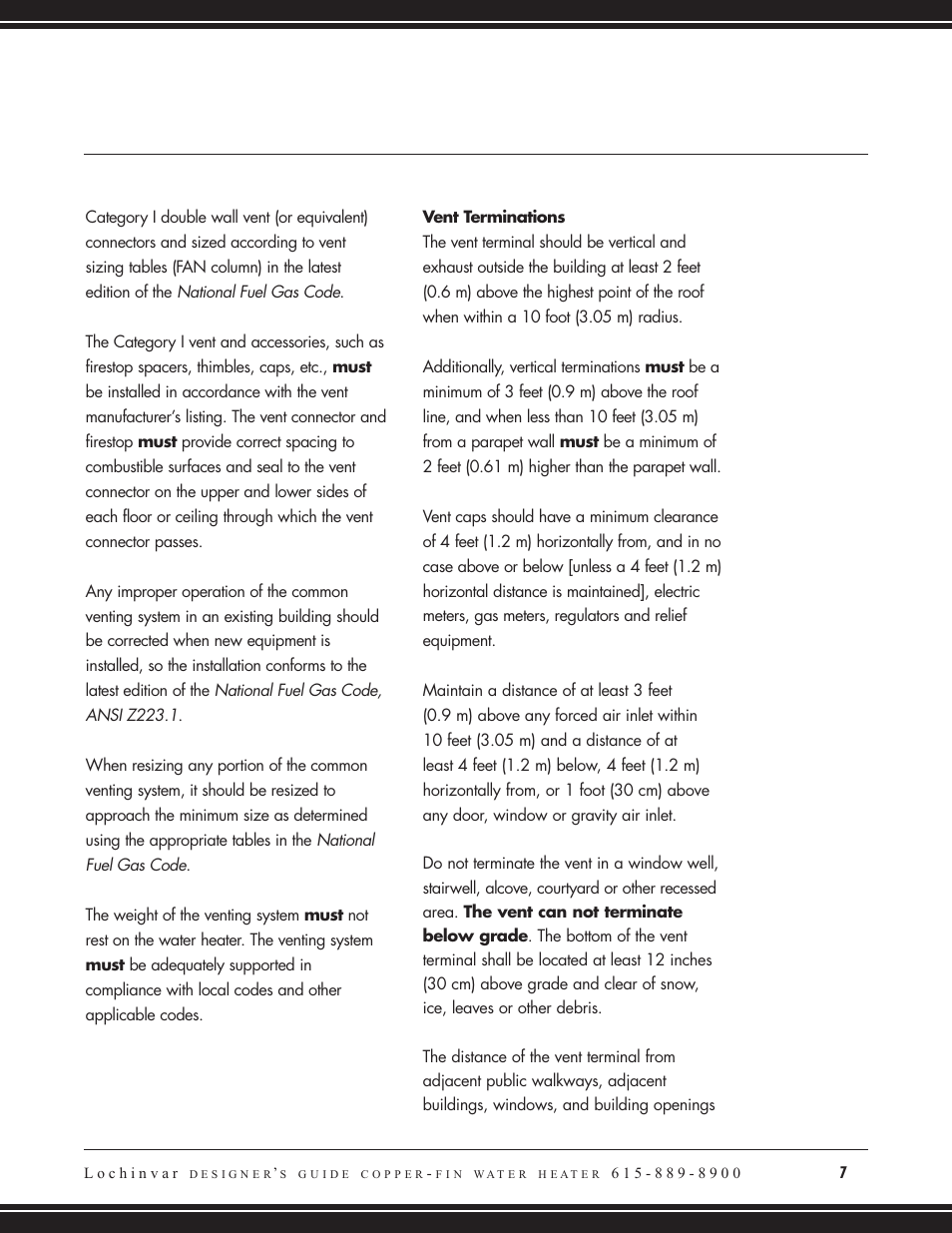 Lochinvar COPPER-FIN CW 745 User Manual | Page 9 / 24