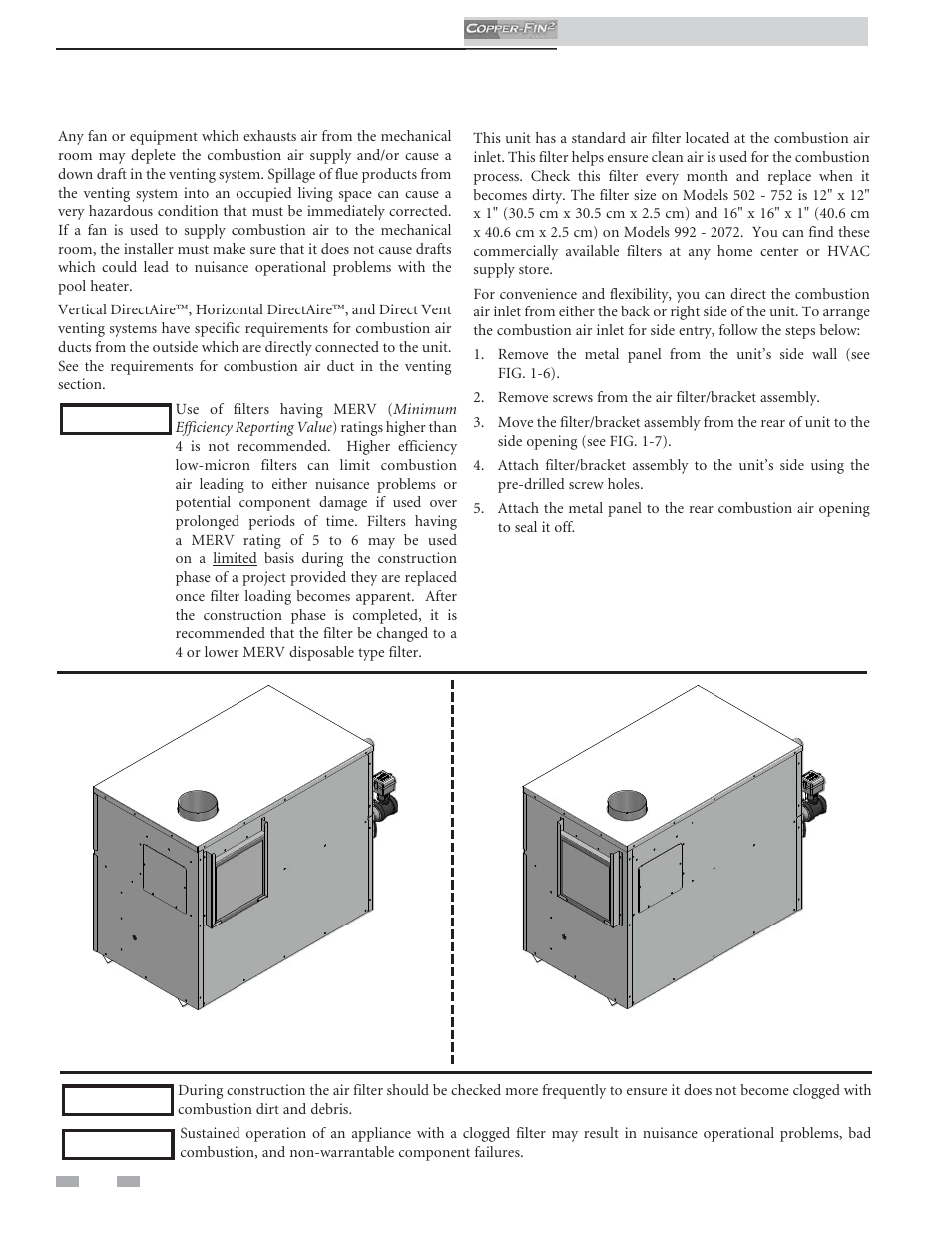 Determine unit location | Lochinvar COPPER-FINN2 502 User Manual | Page 12 / 68