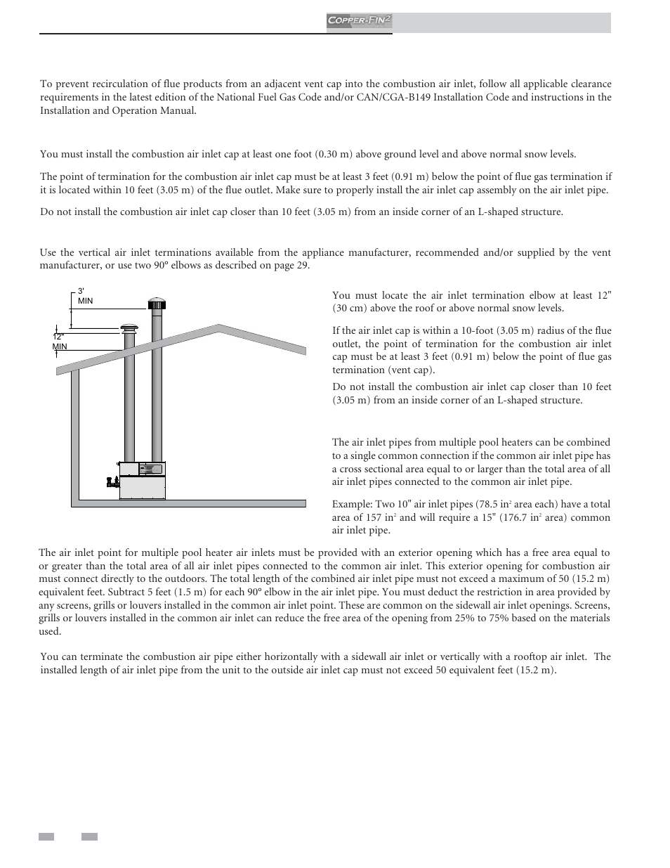 Venting | Lochinvar COPPER-FINN2 502 User Manual | Page 20 / 68