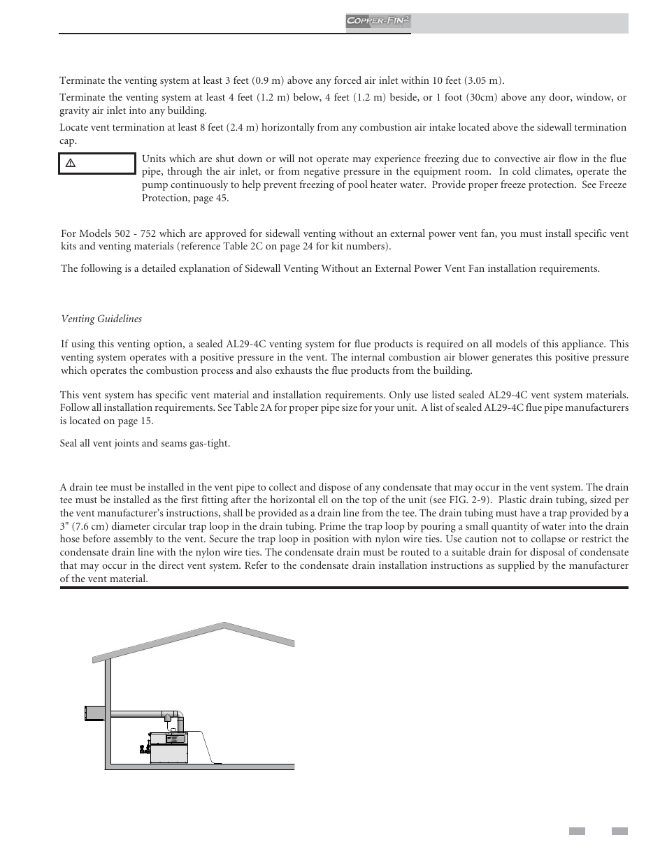Venting | Lochinvar COPPER-FINN2 502 User Manual | Page 23 / 68