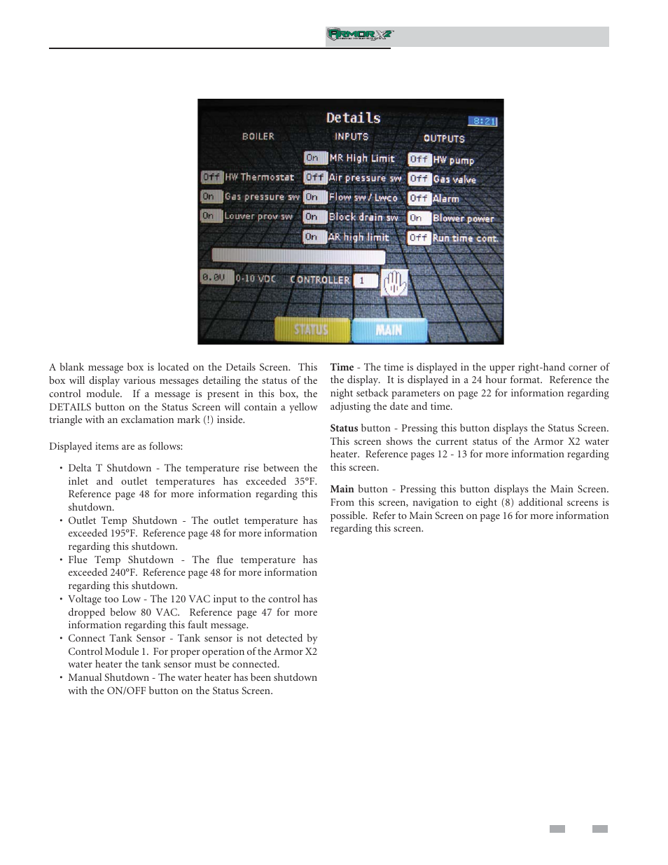 Service | Lochinvar ArmorX2 1.5 User Manual | Page 15 / 52