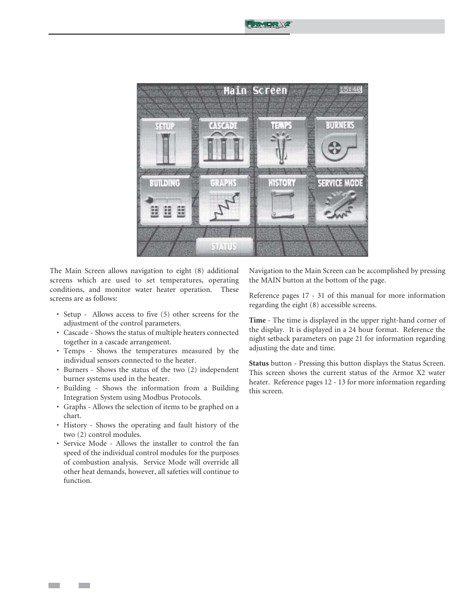 Service | Lochinvar ArmorX2 1.5 User Manual | Page 16 / 52