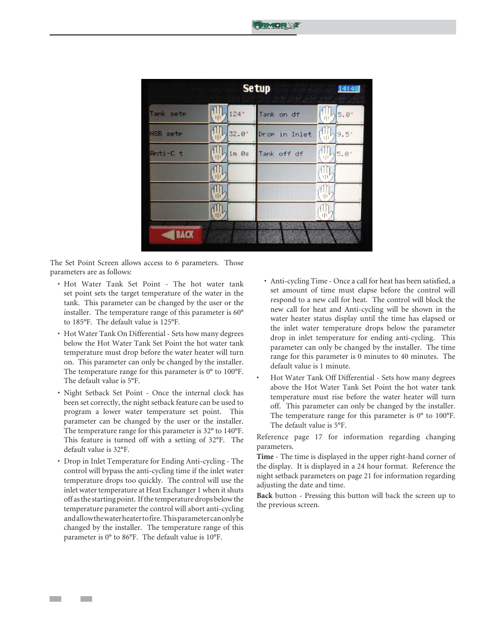 Service | Lochinvar ArmorX2 1.5 User Manual | Page 20 / 52