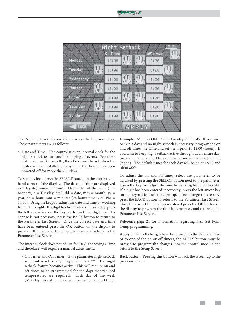 Service | Lochinvar ArmorX2 1.5 User Manual | Page 21 / 52