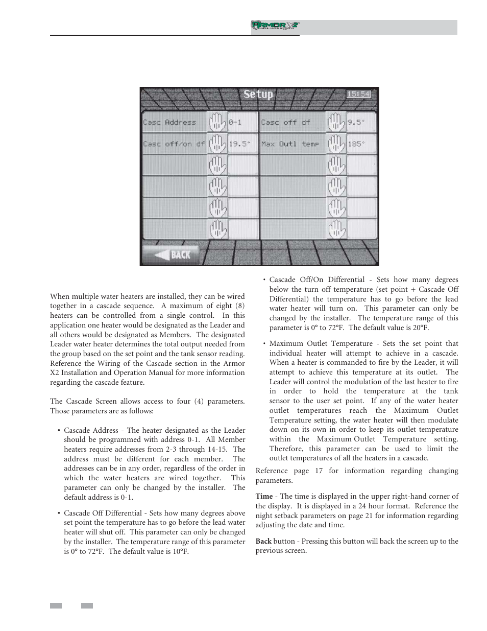 Service | Lochinvar ArmorX2 1.5 User Manual | Page 22 / 52
