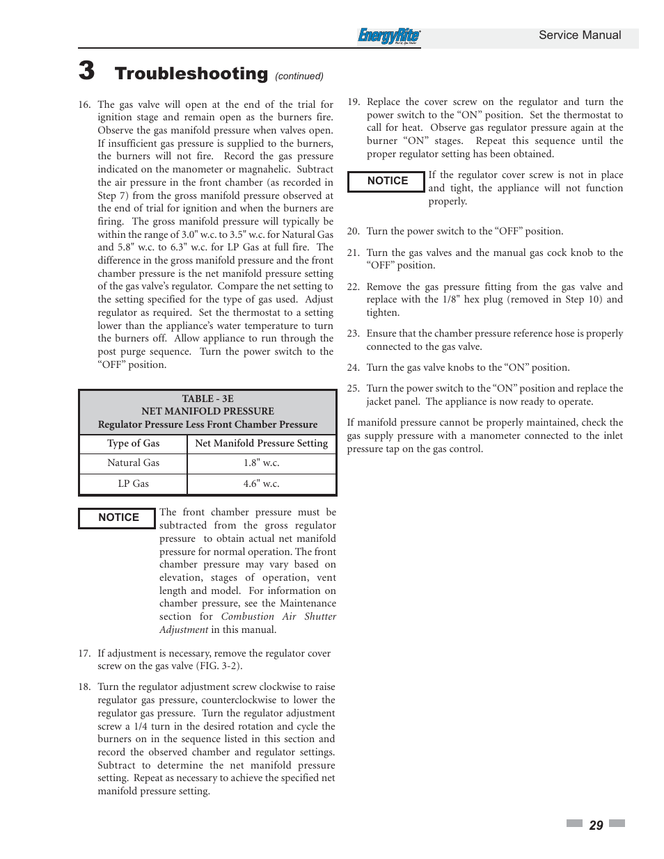 Troubleshooting | Lochinvar EnergyRite ER402 User Manual | Page 29 / 32