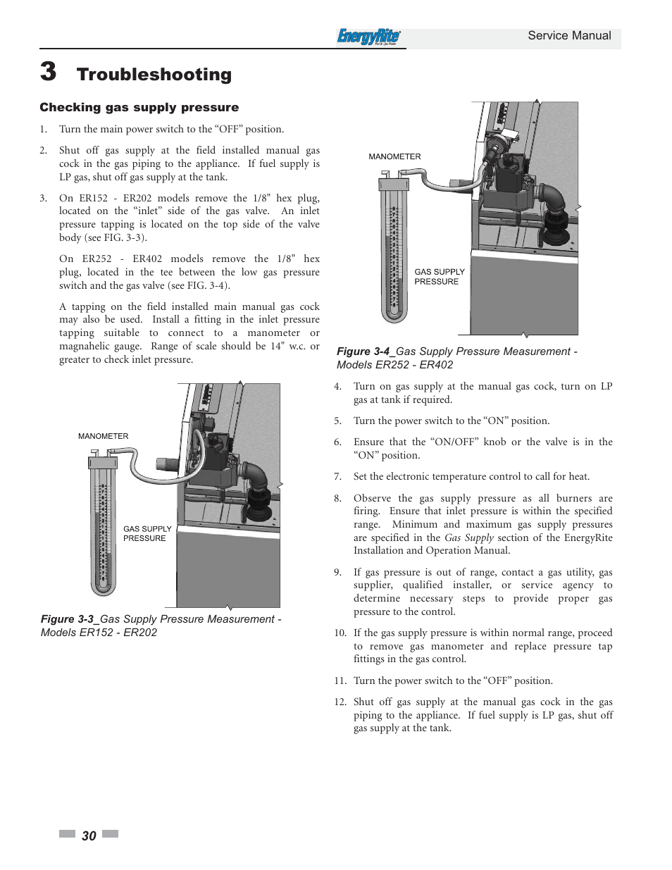 Troubleshooting | Lochinvar EnergyRite ER402 User Manual | Page 30 / 32