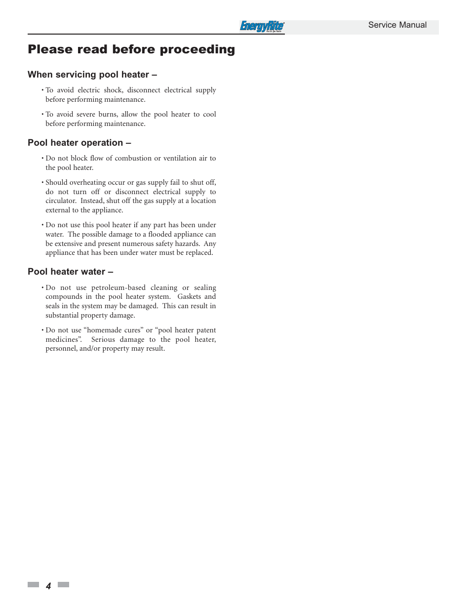 Please read before proceeding | Lochinvar EnergyRite ER402 User Manual | Page 4 / 32