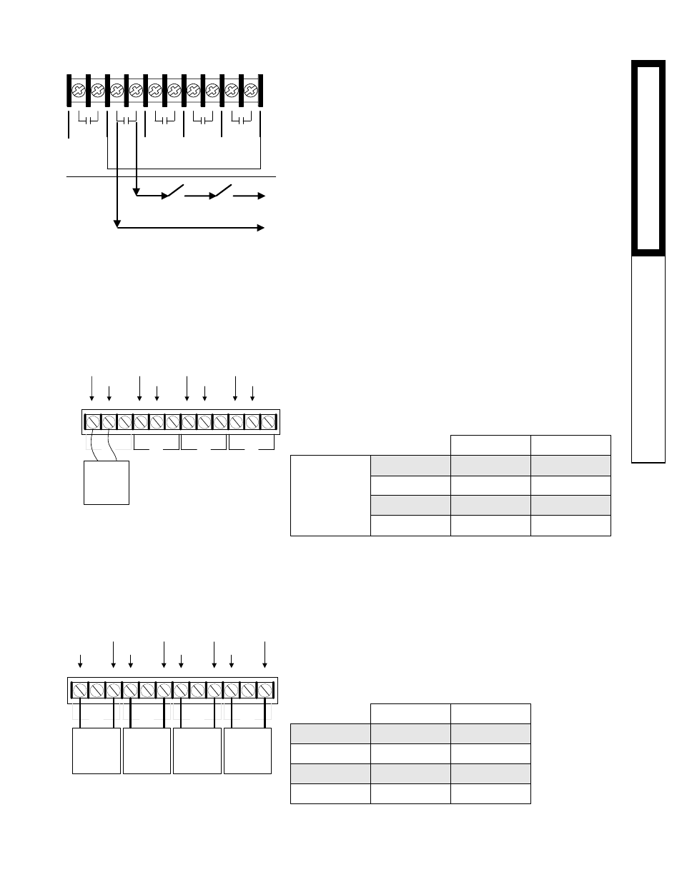 Ab c d, Wiring to 4-20 ma modulating motors, Wiring to voltage modulating motors | Wiring the stage outputs, 20 ma modulation outputs, Voltage | Lochinvar Harmony User Manual | Page 9 / 32