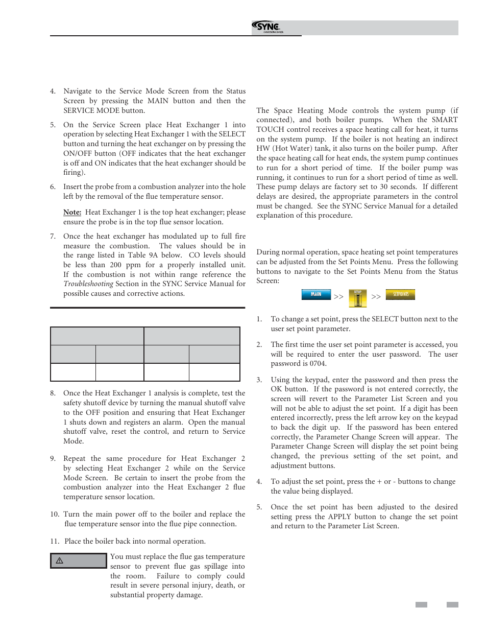 Start-up | Lochinvar Sunc Condensing Boiler 1.3 User Manual | Page 47 / 68