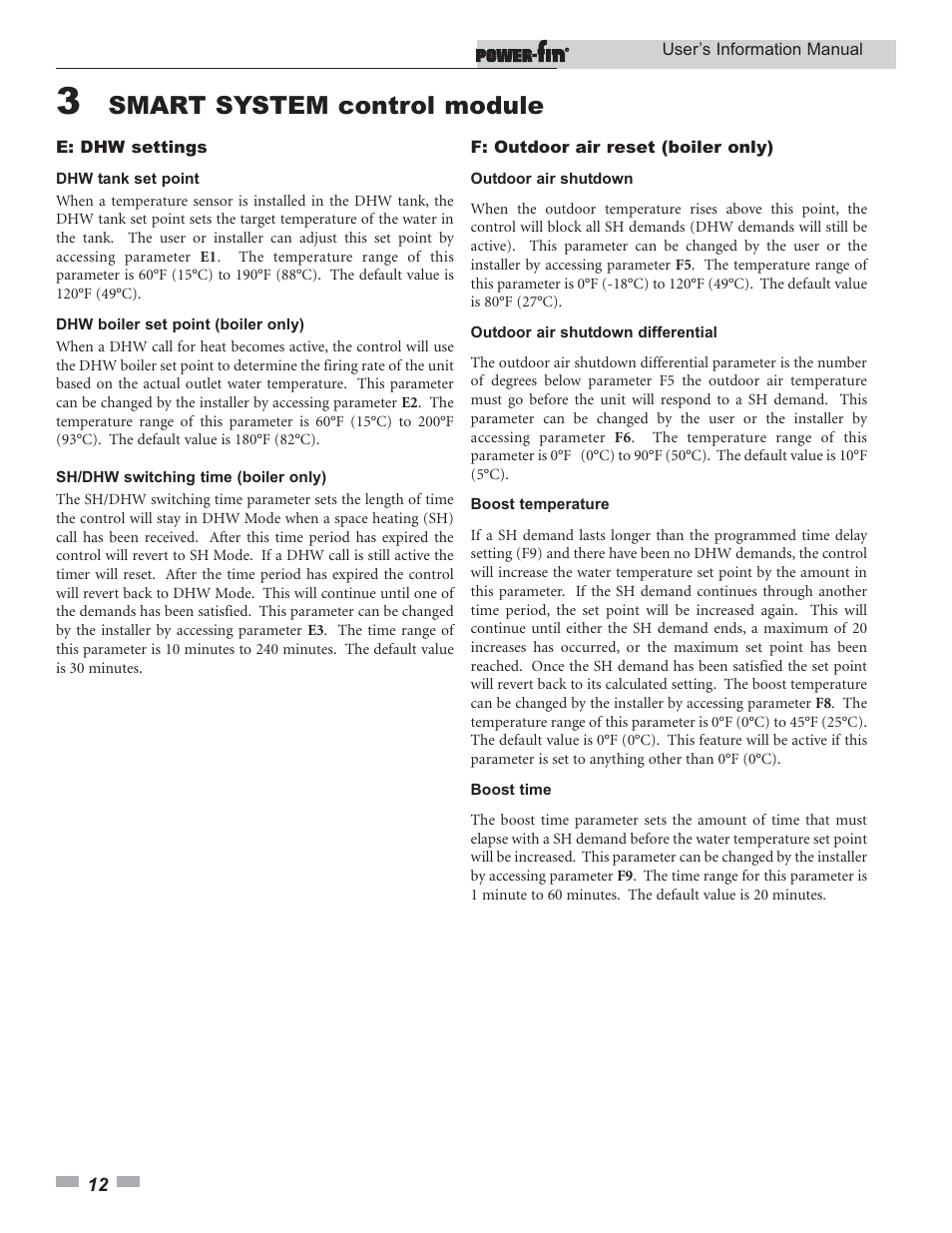 Smart system control module | Lochinvar Power-fin 502 User Manual | Page 12 / 16